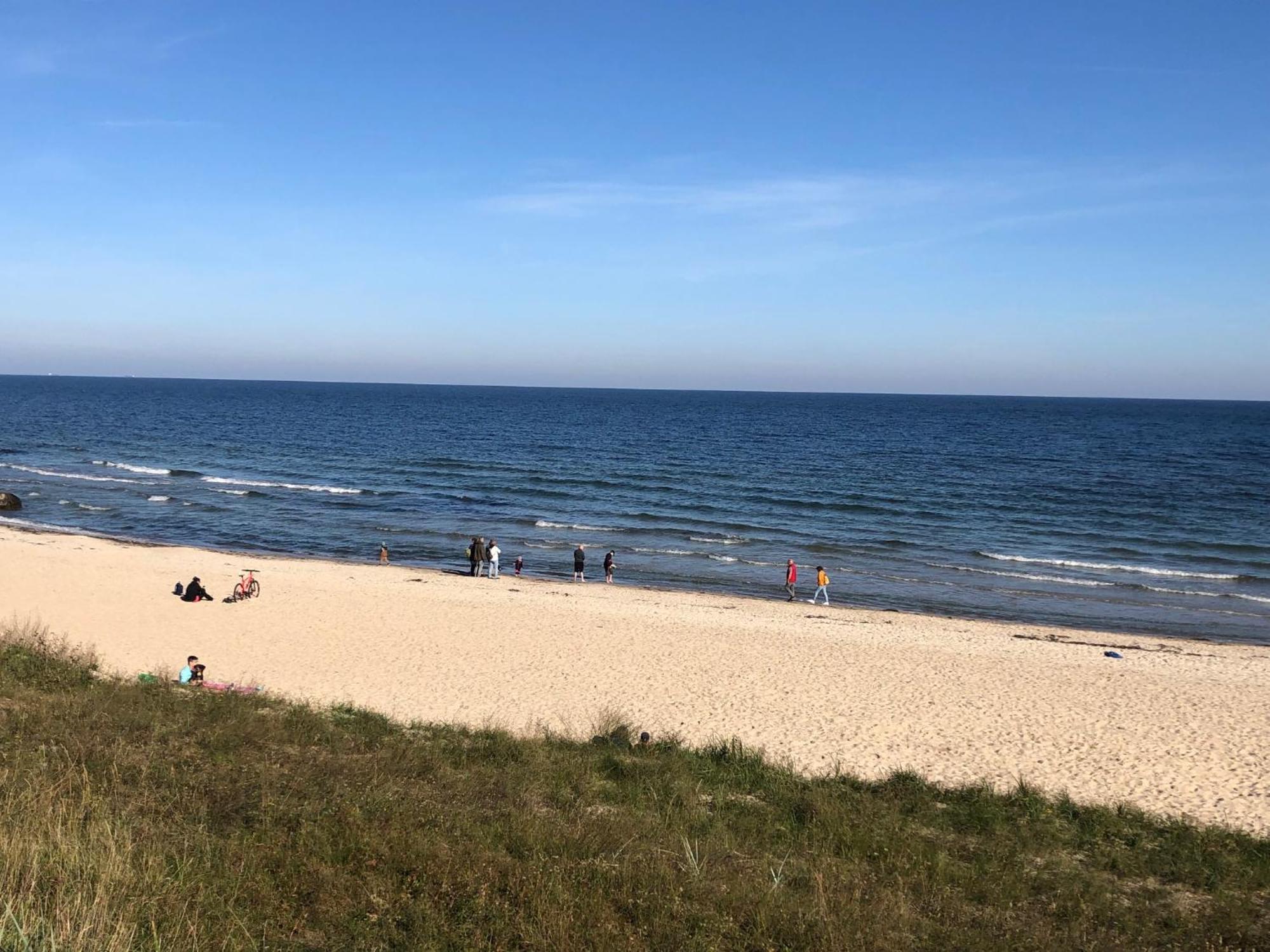 Ostseeurlaub-Goehren Ferienwohnung Sanddollar Im Haus Strandeck Ngoại thất bức ảnh